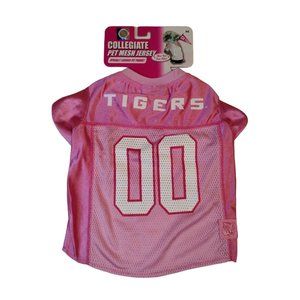 NCAA Large Breed Dog Medium Pink Mesh Jersey Louisiana State University Tigers